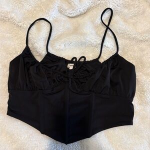 garage black tank top